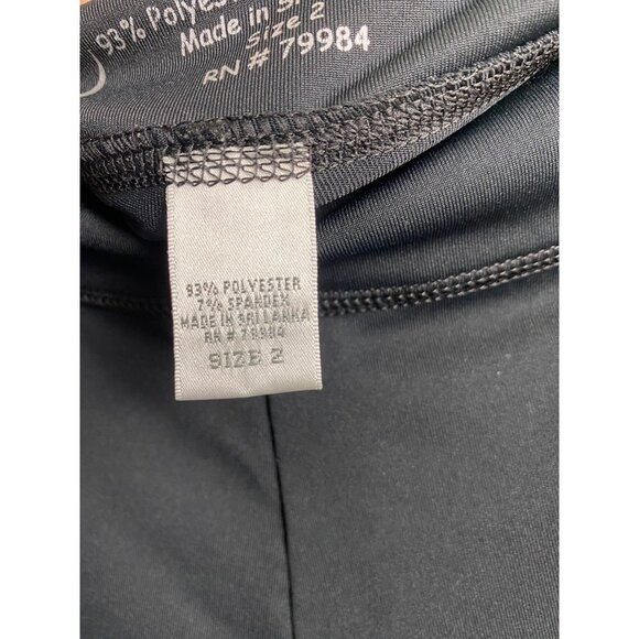 Chico's Zenergy Womens Pants size Large Black Athleisure Stretch Neutral Classic - Picture 6 of 12